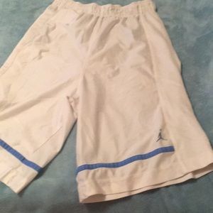 Jordan Shorts White And Baby Blue